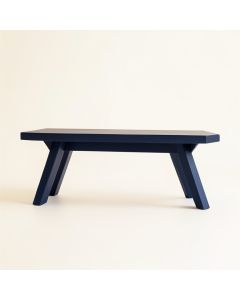 Field Canyon Indoor Bench - Navy (synthetic illustration; no displayed measurements)