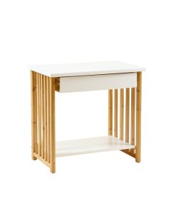 Juniper Arc Small Writing Desk - White (synthetic illustration; no displayed measurements)