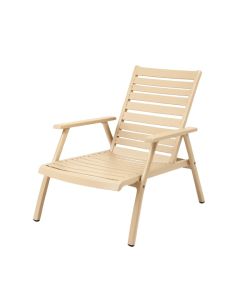 Alder Canyon Outdoor Lounge Chair - Beige (synthetic illustration; no displayed measurements)