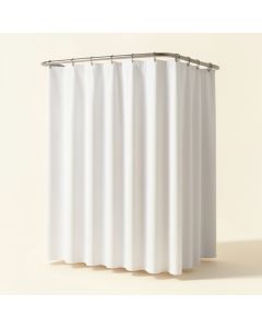 Escarpita Mildew Resist Plastic Solid Shower Curtain Liner (synthetic illustration; no displayed measurements)