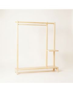 Cliff Bluff Empty Garment Rack - Ivory (synthetic illustration; no displayed measurements)