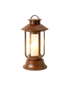 Gillock Bronze Gillock Powered Led Outdoor Lantern With Electric Candle