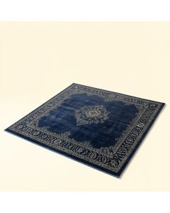 Hillsby Oriental Garnet/Navy Area Rug (synthetic illustration; no displayed measurements)