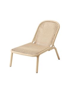 Moss Bend Outdoor Lounge Chair - Beige (synthetic illustration; no displayed measurements)