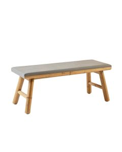 Wren Crossing Indoor Bench - Gray