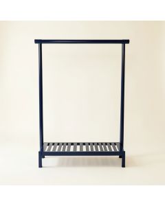 Hazel Brook Empty Garment Rack - Navy (synthetic illustration; no displayed measurements)