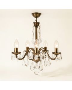 Tyshawn Unique Tiered Chandelier With Crystal Accents (synthetic illustration; no displayed measurements)