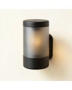 Cylinder 2 - Bulb Led Outdoor Armed Sconce (synthetic illustration; no displayed measurements)