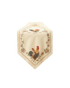 Chattooga Rooster Embroidered Table Runner