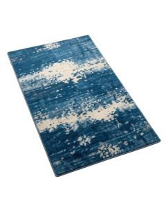 Wilfredo Abstract Wool Blue Area Rug