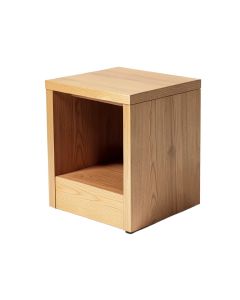 Mote Floor Shelf End Table With Storage (synthetic illustration; no displayed measurements)