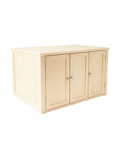 Summit Dale Empty Furniture-Style Litter Enclosure - Ivory (synthetic illustration; no displayed measurements)