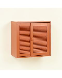 Laurel Dell Wall-Mounted Entry Cabinet - Terracotta (synthetic illustration; no displayed measurements)