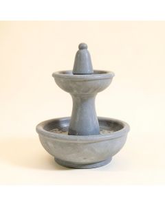 Mirra Resin Cascade Relaxation Fountain With Light (synthetic illustration; no displayed measurements)