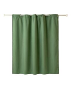 Holly Arc Shower Curtain Hanging Flat From A Plain Rod (synthetic illustration; no displayed measurements)