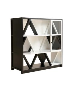 Chantilly 63 '' H X 47 '' W Geometric Bookcase
