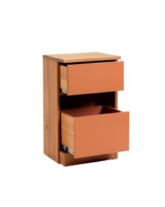 Rowan Branch Freestanding Pull-Out Hamper Cabinet - Terracotta (synthetic illustration; no displayed measurements)