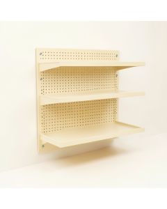 Holly Crossing Empty Wall-Mounted Tool Organizer Panel - Cream (synthetic illustration; no displayed measurements)