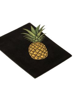 Rossetti Welcome Pineapple Personalized 27 In . X 18 In . Non-Slip Outdoor Door Mat (synthetic illustration; no displayed measurements)