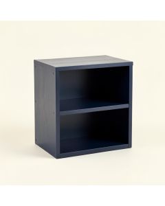 Alder Bend Low Toy Storage Unit - Navy (synthetic illustration; no displayed measurements)