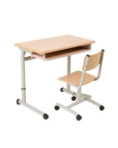 Home Use Kids Desk And Chair Set With 5-Layer Desktop (synthetic illustration; no displayed measurements)