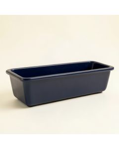 Aspen Canyon Empty Railing Planter With Integral Brackets - Navy (synthetic illustration; no displayed measurements)