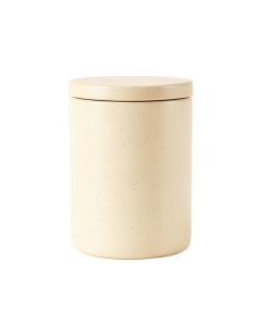 Clay Bridge Storage Canister With Lid - Ivory