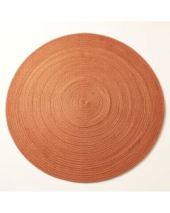 Harbor Bluff Round Area Rug - Terracotta (synthetic illustration; no displayed measurements)