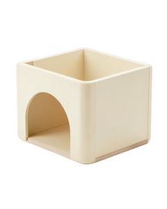 Rowan Bend Empty Furniture-Style Litter Enclosure - Cream (synthetic illustration; no displayed measurements)