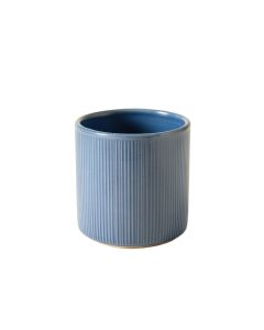 Summit Canyon Empty Candle Holder - Blue