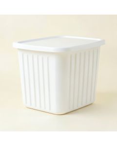 Willow Branch Laundry Hamper - White (synthetic illustration; no displayed measurements)