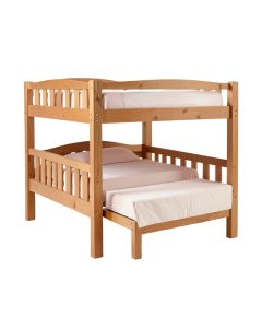 Stig Full Over Full Solid Wood Standard Bunk Bed With Trundle