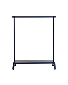 Linden Crest Empty Garment Rack - Navy (synthetic illustration; no displayed measurements)