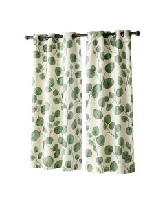 Ambesonne Leaf 2 Panel Curtain Set (synthetic illustration; no displayed measurements)