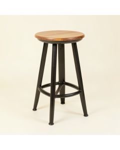 Crystelle Solid Wood Bar & Counter Stool (synthetic illustration; no displayed measurements)
