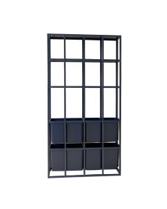 Ash Brook Empty Vertical Garden Frame - Navy