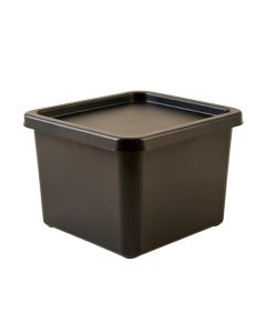Pine Crest Closed Outdoor Storage Box - Black