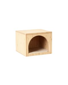 Olive Falls Wall-Mounted Cat Perch - Beige