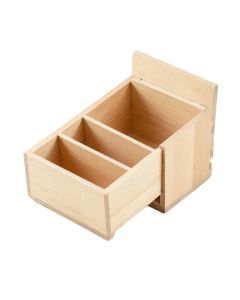 Reed Branch Empty Coffee-Station Organizer - Beige