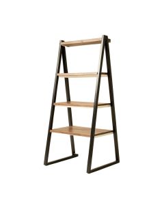 Dawud 85 '' H X 30 '' W Metal Ladder Bookcase