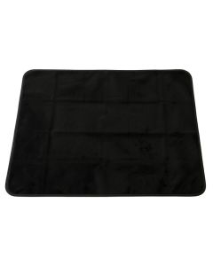 Laurel Crossing Bath Mat - Black (synthetic illustration; no displayed measurements)