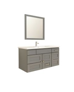 16 '' Wall-Mounted Single Bathroom Vanity Set