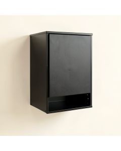 Glen Brook Wall-Mounted Laundry Cabinet - Black (synthetic illustration; no displayed measurements)