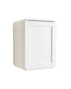 Dawn Crest Wall-Mounted Laundry Cabinet - White