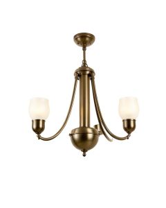 Fulton 3 - Light Shaded Classic / Traditional Chandelier