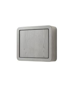 Brook Dell Wall-Mounted Entry Cabinet - Gray (synthetic illustration; no displayed measurements)