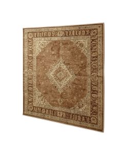 Tiona Power Loom Brown Area Rug