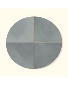 Penny Round Mosaic .75 '' X .75 '' Porcelain Tile In Dusty Sky (synthetic illustration; no displayed measurements)
