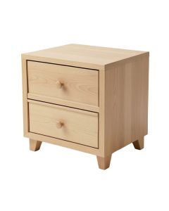 1 - Drawer Nightstand In Light Brown (synthetic illustration; no displayed measurements)