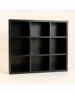 Moss Arc Empty Mug-Storage Cabinet Insert - Black (synthetic illustration; no displayed measurements)